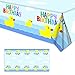 Duck Happy Birthday Tablecloth Duck Animal Party Plastic Supplies Animal Theme Baby Shower Boys Girls Blue Birthday Party Supplies Party Picnic Camping Plastic Table Cover Decorations