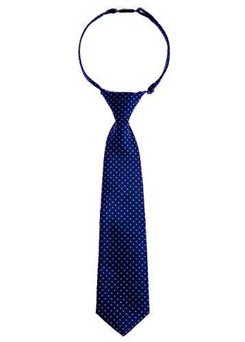 Retreez Modern Mini Polka Dots Woven Microfiber Pre-tied Boy's Tie