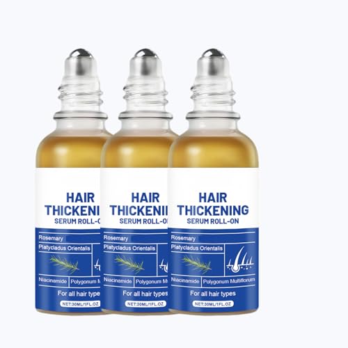 Sueros de extracto de plantas para el cabello, hidratantes, hidratantes, suero de aumento de cabello Haira brillante, suero de aumento de pelo, suero de romero enrollado (3 unidades)