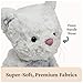 GUND Cozys Collection Kitty Cat Plush Soft Stuffed Animal for Ages 1 and Up, Blue, 10