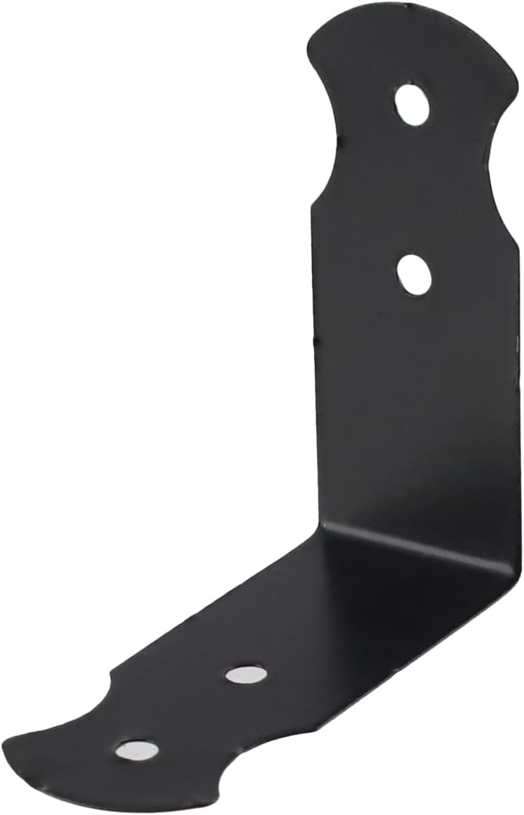 Crapyt 50Pcs 1.6" X 0.7" Decorative Corner Protector Bracket, Black image 3