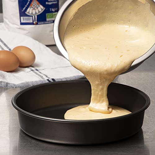 Tramontina 20057022 Assadeira Redonda de Alumínio com Revestimento Interno Antiaderente, Grafite, 22