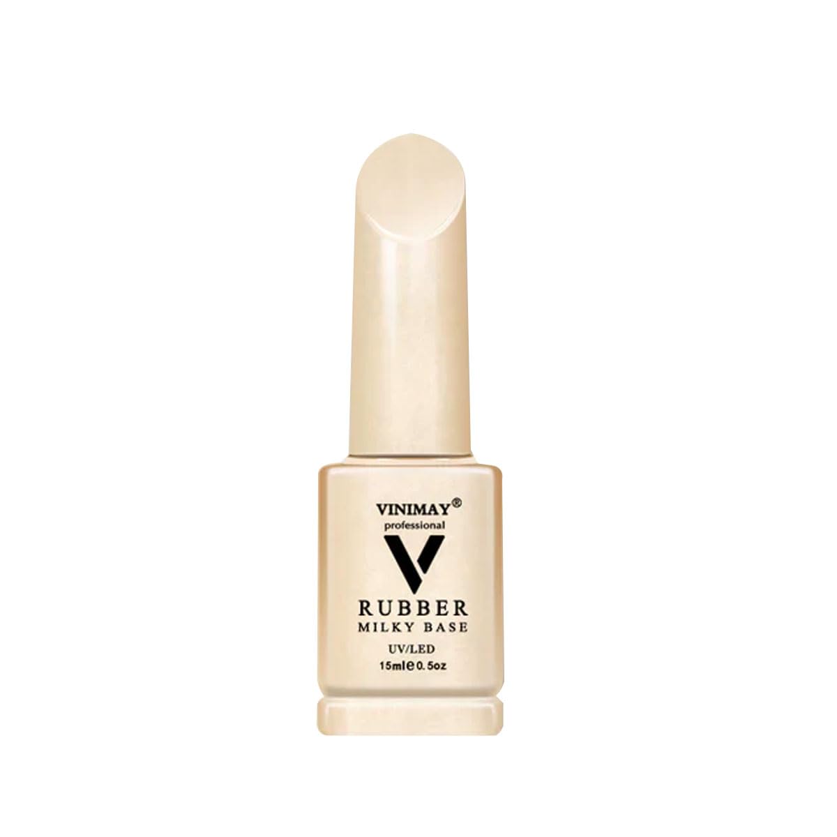 Vinimay Professional UV/LED Soak Off Milky Rubber base Gel Polish 15ml (RB-12)-image-3
