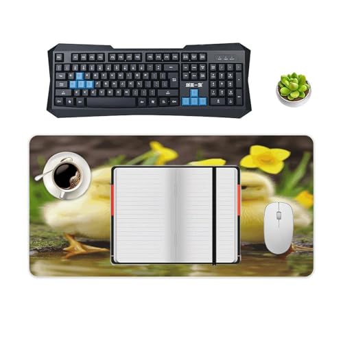 Cute Baby Ducks Desk Pad con base de caucho grande miniatura 4