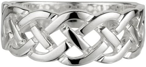 Celtic Knot Ring Sterling Silver Women's Made in Ireland (6)