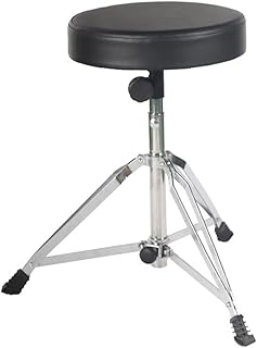YXYOL Tabouret Tambour,TrôNe De Tambour,SièGe De Tambour Rembourré RéGlable en Hauteur Tabourets De Tambour avec Pieds AntidéRapants,Pieds De Tabouret Pliant,pour Adultes Et Enfants