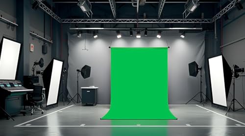 Hanumex® 8x12 Ft. Pro Green Screen Backdrop: Wrinkle-Free Fabric, Rod Pocket for Photo Studio, Live Stream, YouTube, VFX & More - Image 3