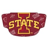 WinCraft NCAA Iowa State Cyclones Unisex Fan Gear Face Mask, Team Colors, One Size