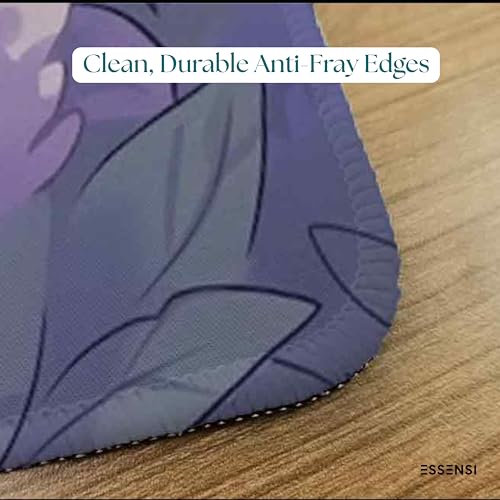 Image of Mouse Pad for Laptop & Desktop | 9x7 Inch Anti-Fray Stitched Edges | Non-Slip Rubber Base | Desk Setup Accessory for Students, Gamers & Professionals (Cat in Bush)