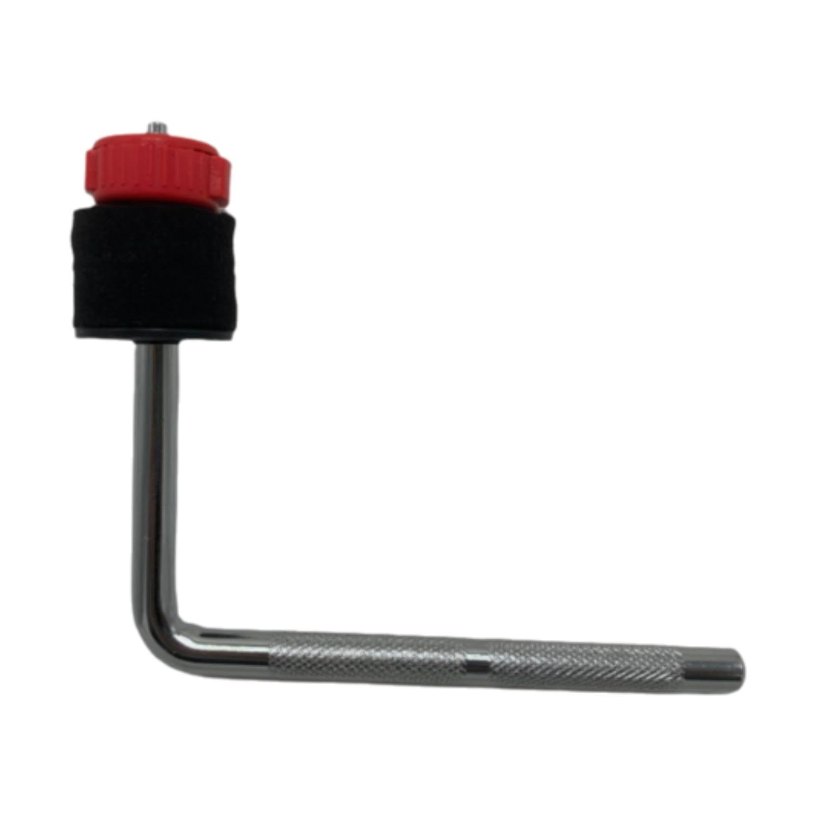 Menolana Bracket Extension Arm, Professional Attachment Music Instrument Accessories Hardware Drum Cymbal Arm Cymbal Clamp Holder, Red Felt