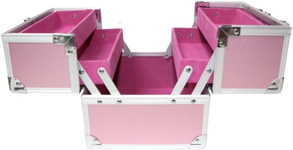 Large Capacity Suitcase Ladies Travel Cosmetic Bag Nail Beauty Box Makeup Tool Storage Box