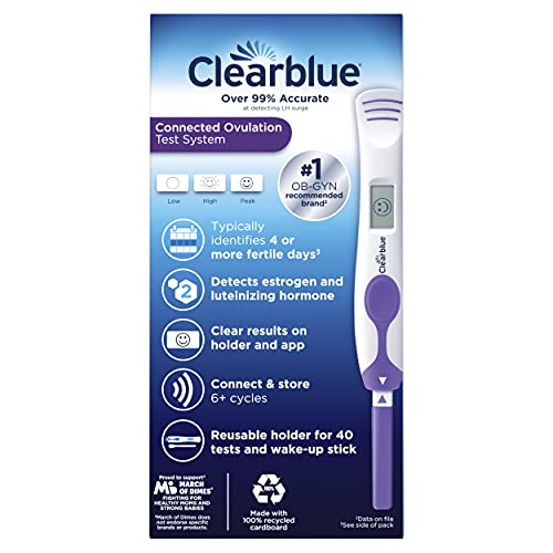 Clearblue Connected Ovulation Test System featuring Bluetooth