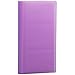 JAM PAPER Business Card Book - Wallet Size (4 x 7 1/4) - 72 Card Capacity - Purple - Sold Individually