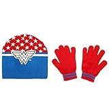 Wonder Woman Knitted Beanie and Gloves set for kids