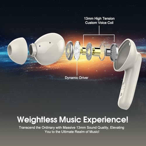 Wireless-Earbuds-Bluetooth-53-Headphones-In-Ear-Bluetooth-earphones-with-4-ENC-Noise-Cancelling-Mic-NEW-Mini-Bluetooth-Earbuds-36H-Deep-Bass-IP7-Waterproof-Ear-buds-with-LED-Display-White