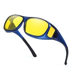 A02 Transparent Blue/ Yellow Night Vision Glasses