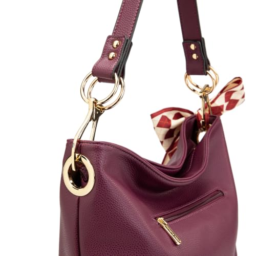 Image of Montana West Hobo Bags for Women Top Handle Satchel Shoulder Purse Bucket Handbag