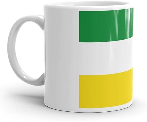Miniatura 3 de Bandera de Armenia Quindío Columbia - Taza de café de cerámica blanca