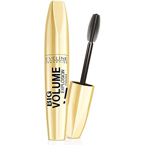 Eveline Cosmetics Big Volume Explosion Máscara alargadora de pestañas Deep Black Cover