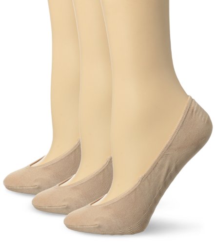 Sperry Women's 3 Pack No Show Liner Socks, Brush, shoe size 5-10(sock size 9-11)