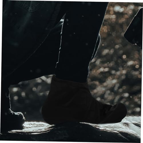 Cubiertas impermeables para zapatos de silicona UKCOCO, antideslizantes, para hombre y mujer, pack de 2, cubiertas para botas al aire libre resistentes al agua miniatura 3