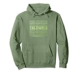 Diseño de geografía de Carolina del Hermoso diseño en la categoría City USA. Las palabras clave relacionadas son estado, América y USA. Bonito gráfico para Exploradores de la jungla urbana estadounidense con el título: Columbia City en el estado de Carolina del Sur.