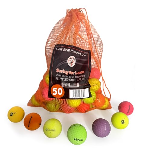 Golf Ball Monkey Color Pro Line Used Golf Balls Variety