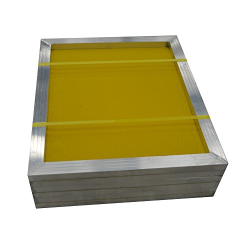Povokici 6 Pack Aluminum Silk Screen Frame 305 Yellow Mesh 23" X 31" (Tubing: 1"X 1.5") Us Stock #TOP2