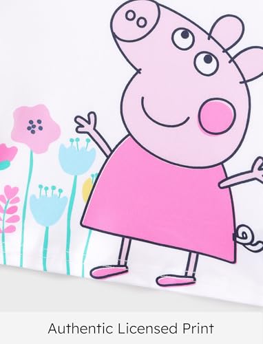 Image of Peppa Pig Toddler Girls Skirt Sets Top Shirt and Skirt for Birthday Party | Officially Licensed, Soft Fabric