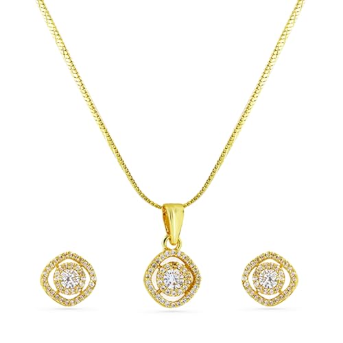 Image of Rubans AD Zircon Chic Pendant Necklace for Woman Stylish