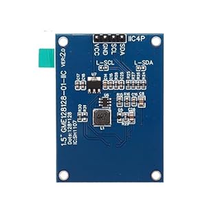 Hailege 1.5" SH1107 Module d’affichage OLED 1.5 pouces IIC I2C 4 broches 128x128 OLED écran LCD Affichage blanc