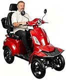 1000W 4-Wheel Electric Mobility Scooter for Adults & Seniors, 15.5 mph Max Speed,...
