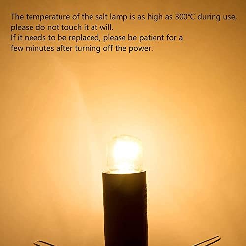 Salt Lamp Replacement Light Fitting with Button Switch +Safe Plug and 4 Salt lamp Bulbs (E14 Original Replacement),| Himalayan Salt lamp Cord