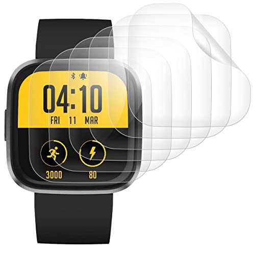 CNXUS Protector de Pantalla Compatible con Fitbit Versa 2, [6 Piezas] Suave TPU Protector Compatible con Fitbit Versa 2, Anti-Scratches, Sin Burbujas, Alta Definición, TPU Film