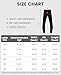 Gogokids Girls Ice Skating Pants Black Tights Fleece Dancing Trousers for Kids, Black White, 9-10 Years