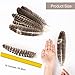 Outuxed 15pcs Natural Turkey Feathers for Crafts, 10-12 Inches Large Feathers for Hat Floral DIY Home Wedding Party Decoration Collection