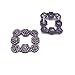 Hellery 2pcs Hebilla De Zapato De Cristal Clips De Zapatos para Mujer...