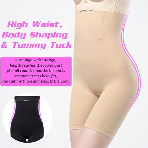 2025 New Comfortable Stretchy Tummy Tuck Hip Lift Pants,Summer High Waist Tummy Pants for Women3