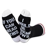 TSOTMO Cows Lover Gift Farmer Socks Rancher Homesteader Gift Farm Pet Pygmy Cows Owner Farm Animals Socks