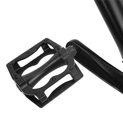 Picysa Juego de Pedales de Bicicleta de Aleación de Aluminio con Púas Antideslizantes para Mayor Estabilidad y Comodidad en Negro, Duradero, 2 Piezas, 11,2 X 9 X,5 Cm (Negra)