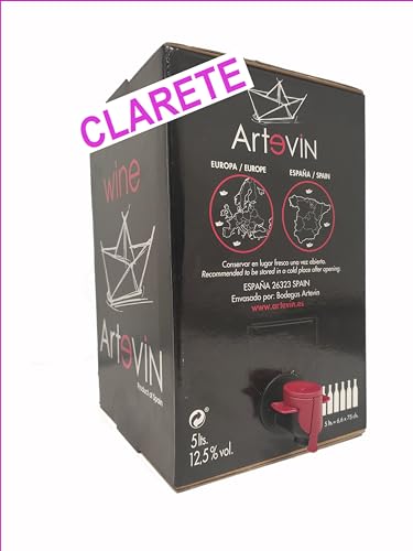Caja BAG IN BOX Artevin Rosado 'clarete' (5 Litros)