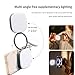 LICAEVEY Magnetic Selfie Light, 3200K to 8500K Foldable Portable Phone Light with a Mirror, Type C Rechargeable, for Makeup, Selfies, Video Conference