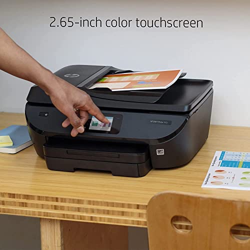 Newhp Envy 7855 All-In-One Wireless Photo Color Inkjet Printer, Print Copy Scan Fax - 15 Ppm, 4800 X 1200 Dpi, 2.65" Touchscreen Cgd, 35-Page Adf, Auto 2-Sided Printing, Instant Ink Ready, Ethernet #TOP6