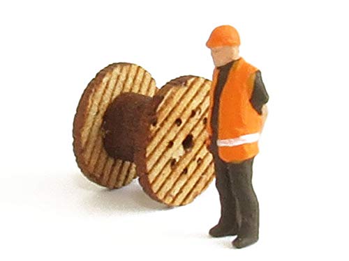 Preisvergleich Produktbild Modellbahn Union 10-er Set Kabeltrommeln 8mm