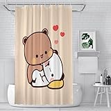 Photo Gallery zgdpbyf hug - tende da doccia bubu dudu, in tessuto impermeabile, con ganci, accessori per la casa, come da immagine, 183 x 183 cm Photo Gallery zgdpbyf hug - tende da doccia bubu dudu, in tessuto impermeabile, con ganci, accessori per la casa, come da immagine, 183 x 183 cm