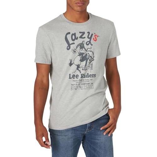 Amazon.com: Lee Men's Graphic T-Shirt, Heather Gray Lazy S, Small :  Clothing, Shoes \u0026 Jewelry