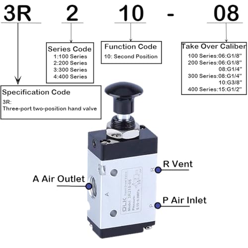 Vanne de commande pneumatique 3R310-10 3/8 pour réguler la pression sans fuite - 4