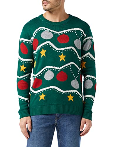 NIZZIN Unisexe Anemoon, Pull Homme, Vert (Green), Medium