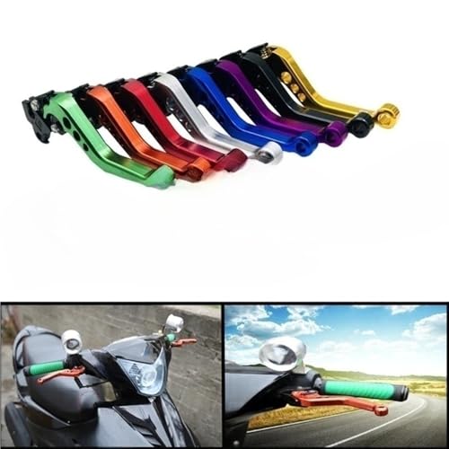 Levier d'embrayage réglable double frein à disque haute précision pour scooter - 5