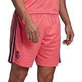 Cintura elástica con cordón adidas Madrid Temporada 2020/21 Real A SHO Pantalón Corto Segunda equipación, Unisex, Rosa, XS
